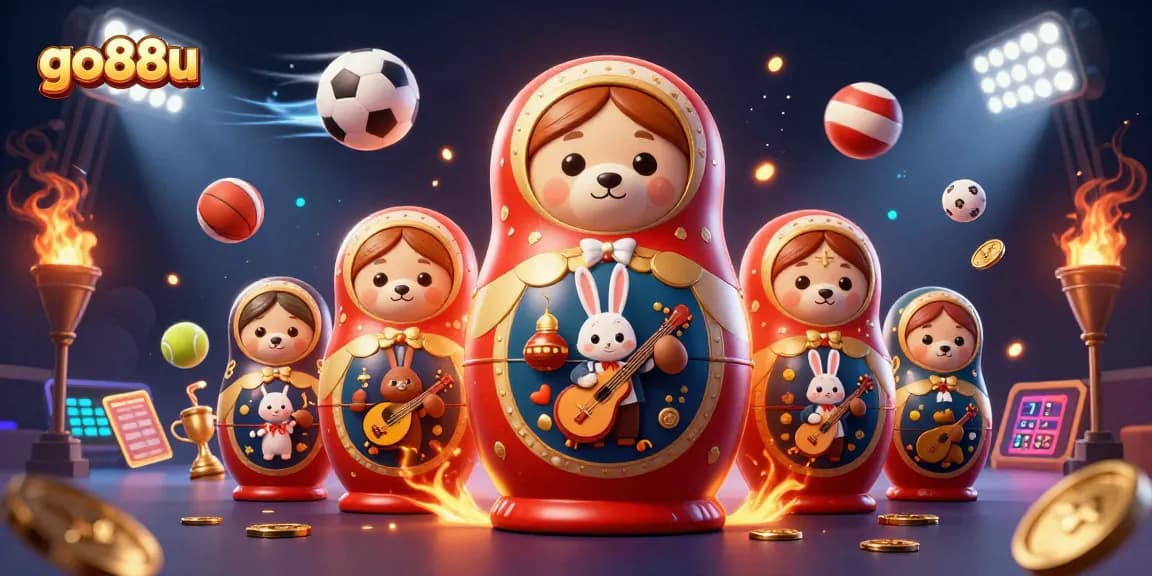 Experience thrilling gameplay with go88u, featuring Russian-style bears and engaging casino elements.