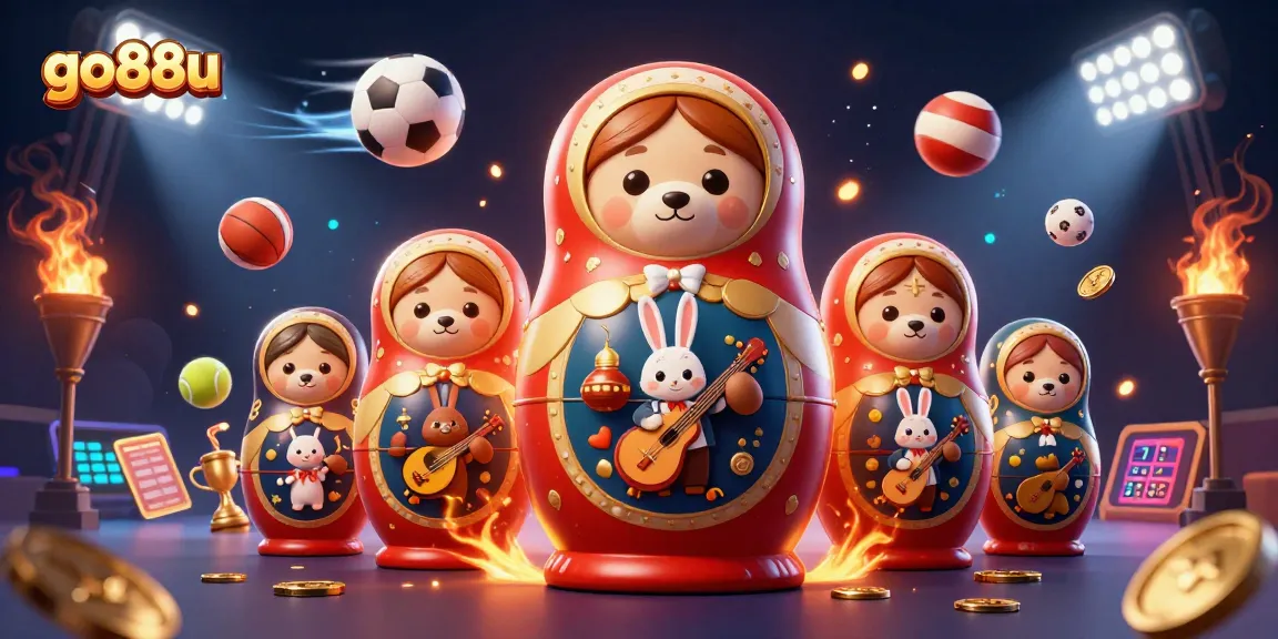 Experience thrilling gameplay with go88u, featuring Russian-style bears and engaging casino elements.