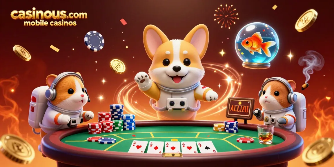 Experience thrilling gaming with casinous.com mobile casinos in an ultra-detailed 3D space station casino.